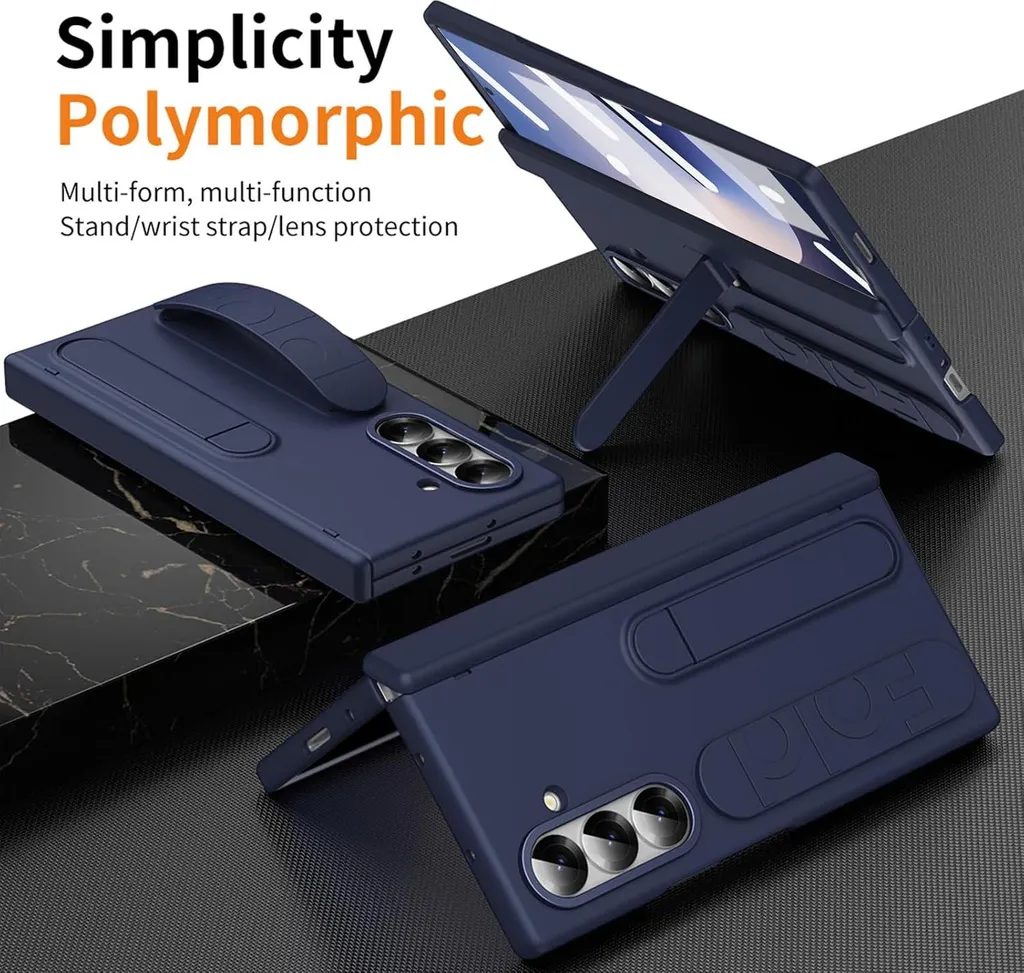 Offerta Custodia Samsung Z Fold 7 Blu - Protezione Integrale e Grip - 2