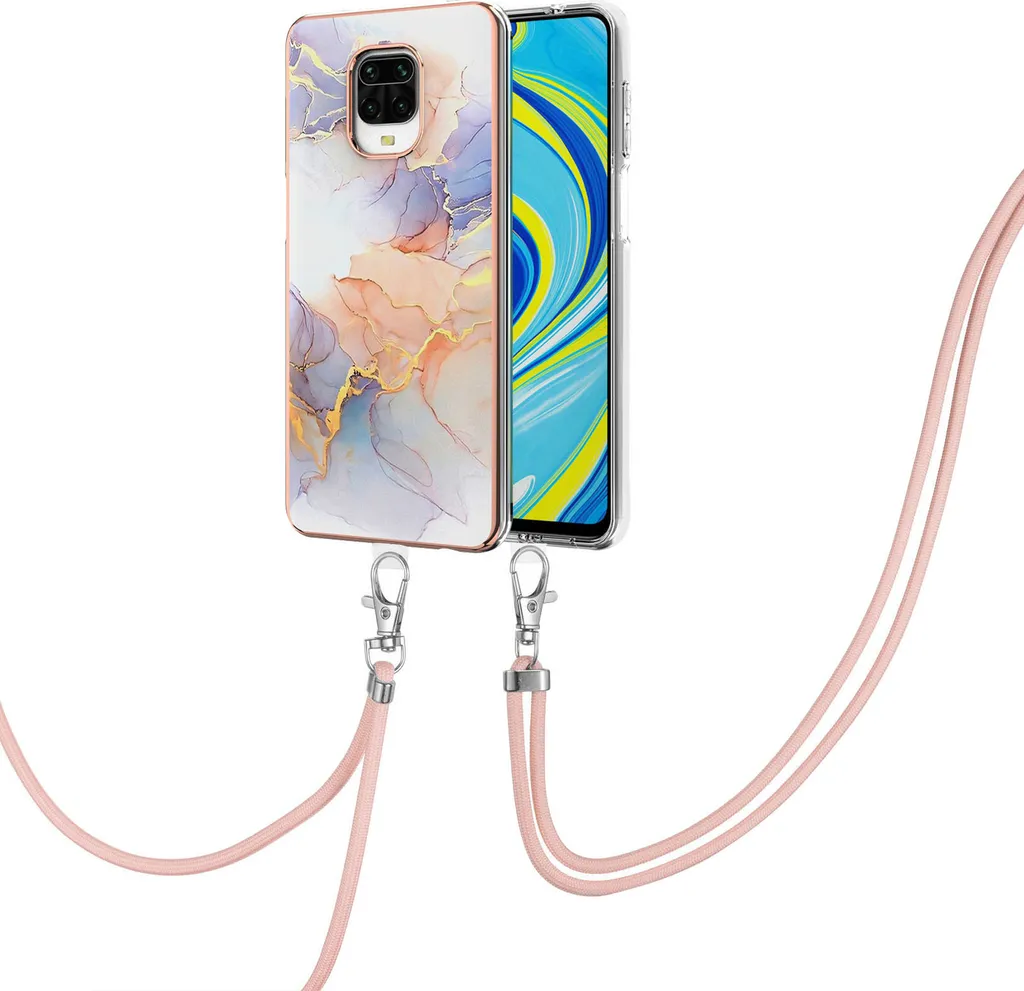 Custodia TPU per Xiaomi Redmi Note 9s / 9 Pro con Laccio Regolabile