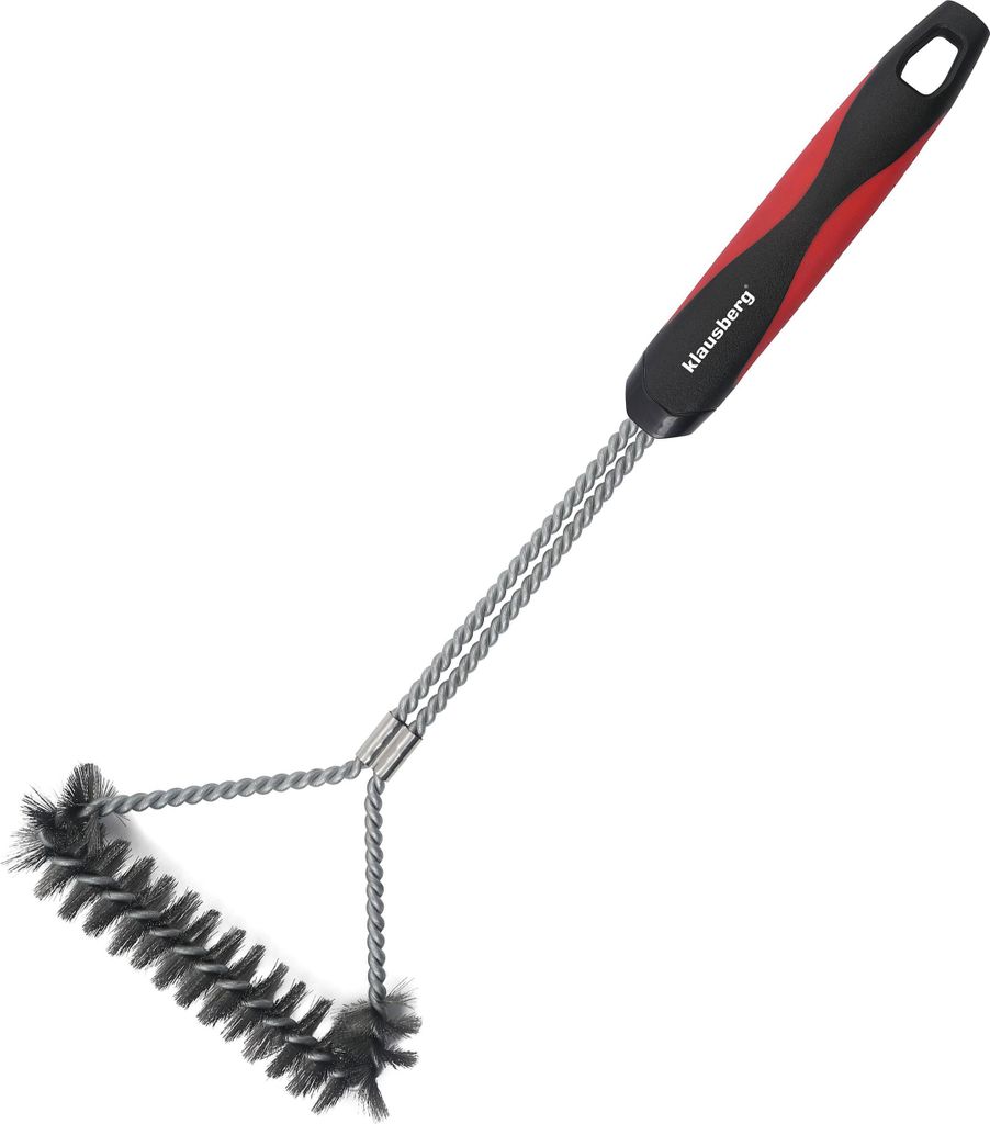 Grillreinigungsbürste, Edelstahl, Griff Aus Kunststoff, Klausberg Kb-7898