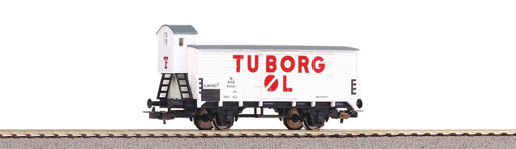 PIKO Ged. Güterwagen G02 Bier Tuborg III m. Bhs 54619