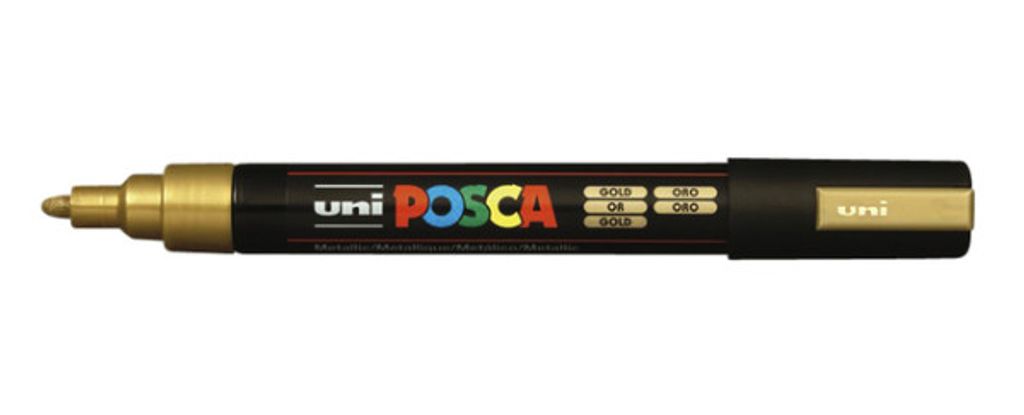 Marker UNI POSCA PC-5M zlatý Obrázek produktu 6