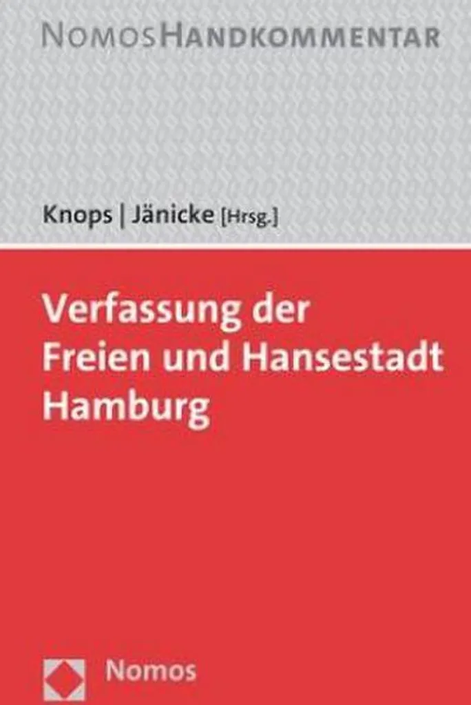 Constitution de Hambourg : Texte Officiel Intégral et Annoté - Format A5