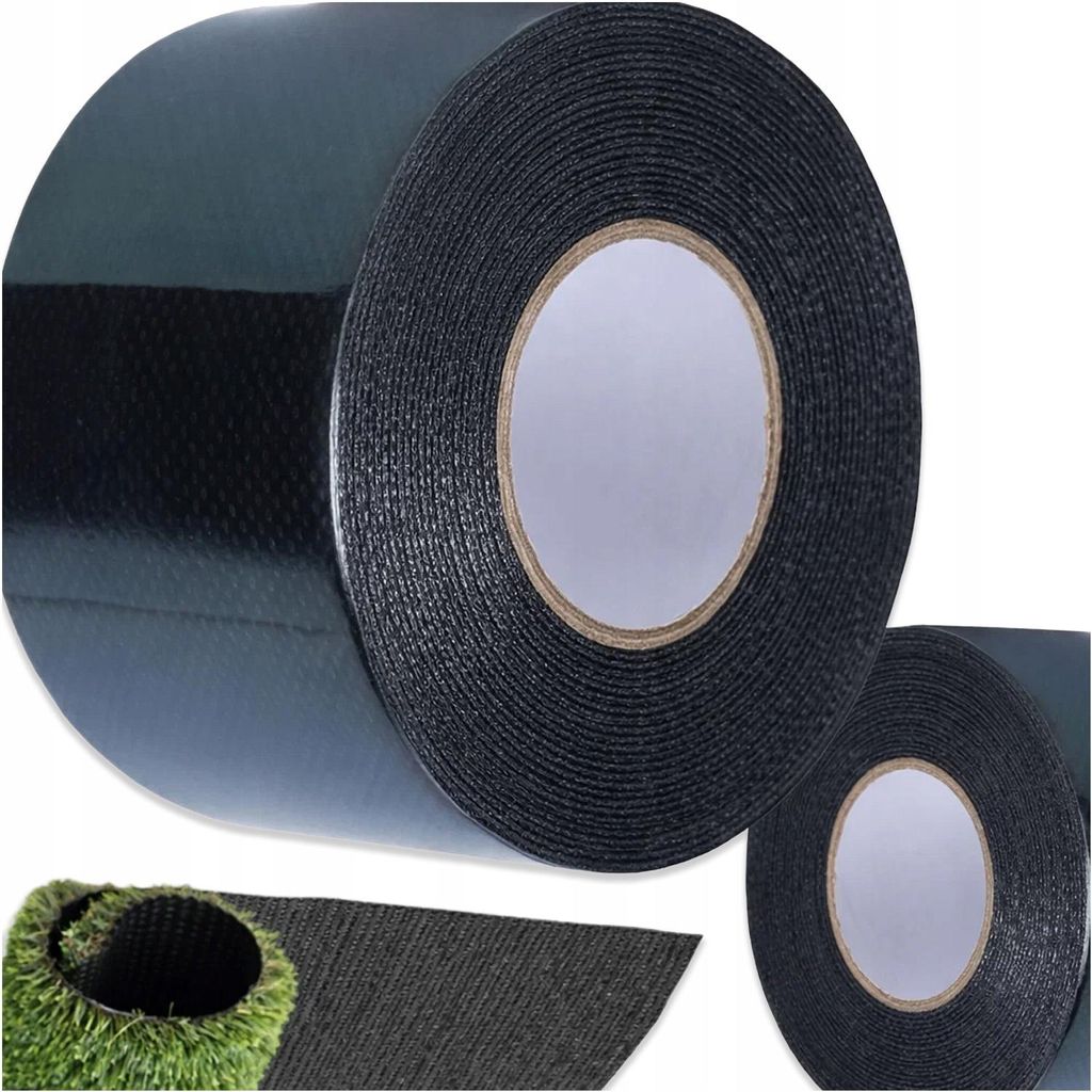 Obojstranná páska na umelý trávnik 4 m × 50 mm, čierna Obrázok produktu 