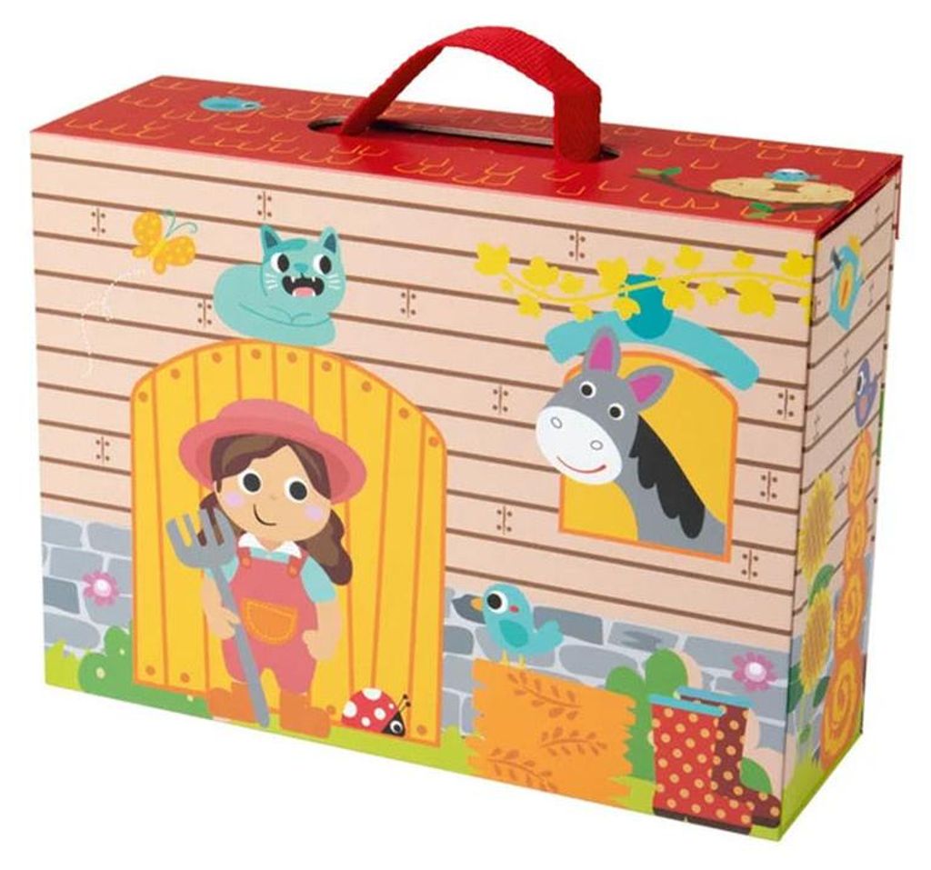 Playtive Spielkoffer, große Spielfläche, 13-teilig Produktbild 