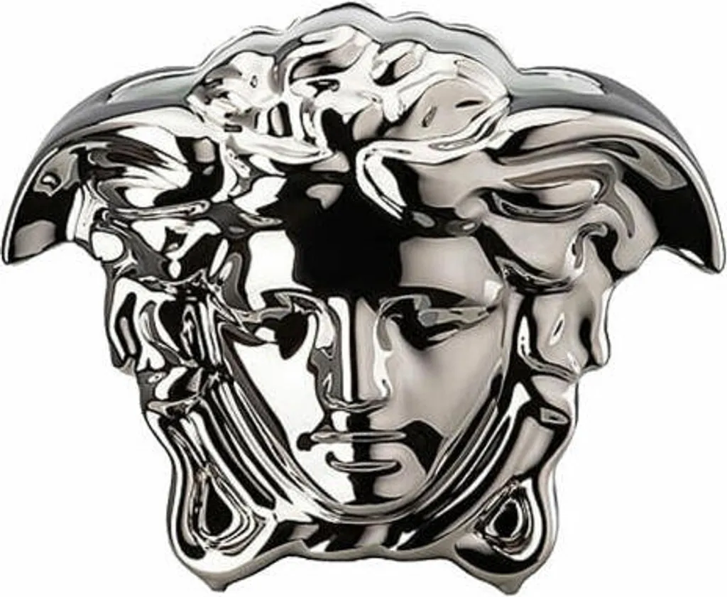 Vase Rosenthal Versace Medusa Grande Silver 9 cm Porcelaine 26009