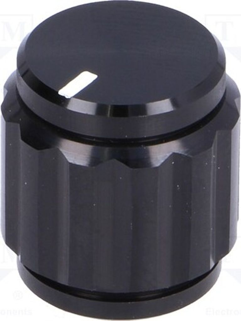 1x Drehknopf Aluminium ØAchse: 6,35mm mit Anzeige Ø15x16,5mm Drehknöpfe für Dreo