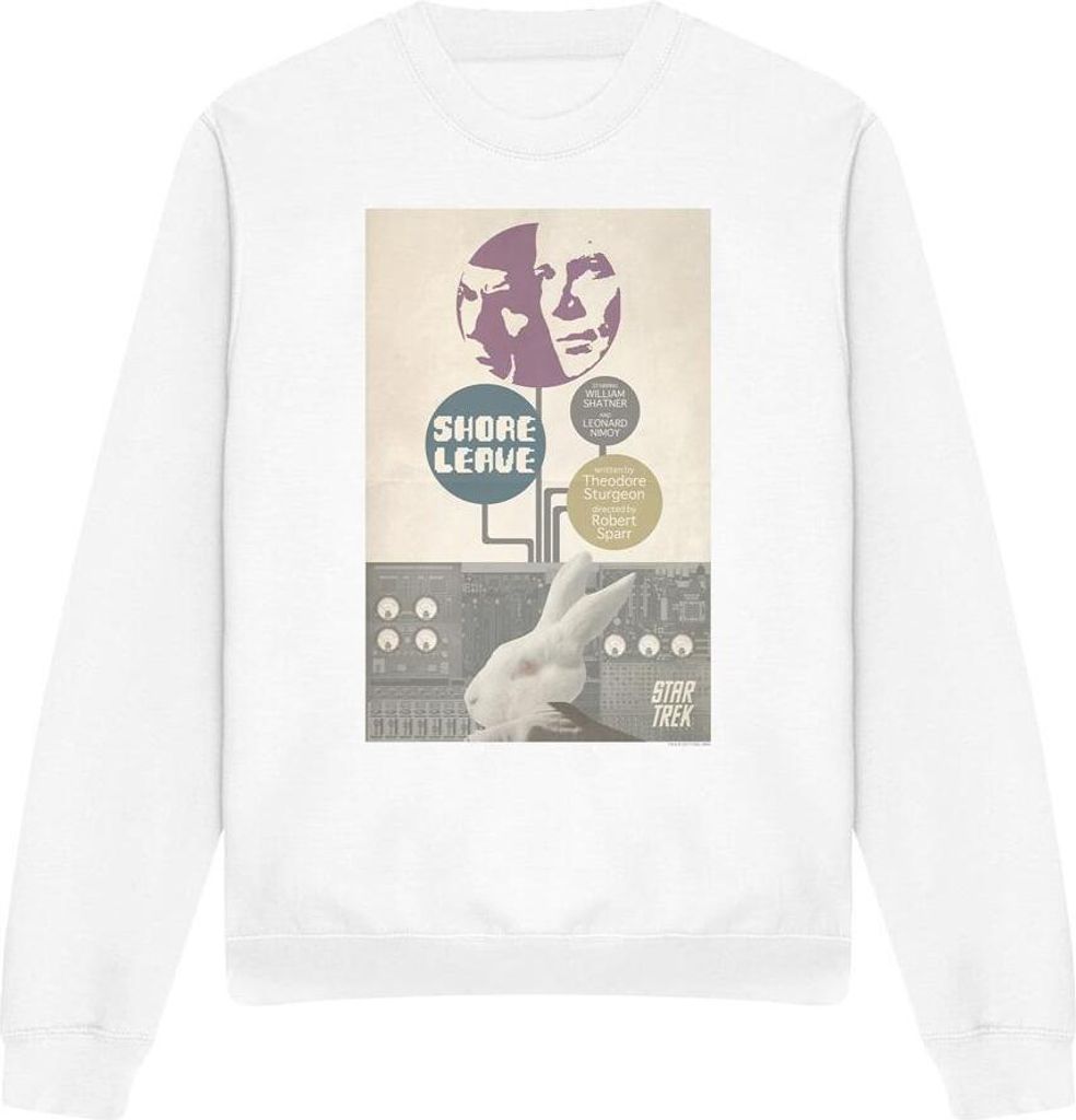 Star Trek - "The Original Series Episode 15" Sweatshirt für Herren/Damen Uni TV11536 (S) (Weiß)