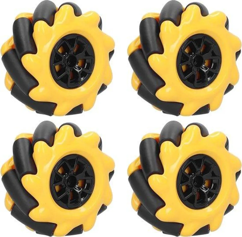 Roue Mecanum omnidirectionnelle 60mm pour robotique de précision DIY