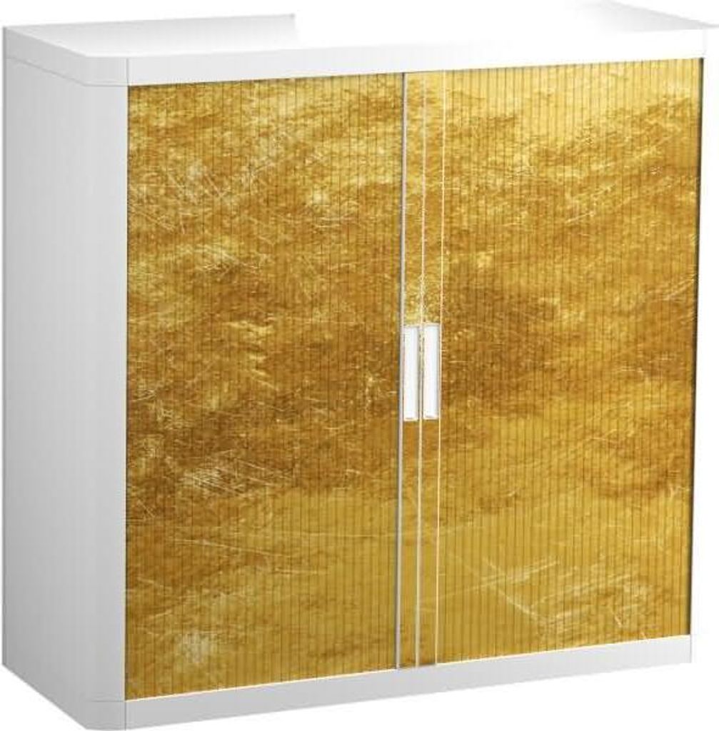 PAPERFLOW easyOffice Classic Chic Rollladenschrank 61392 2 Fachböden 110,0 x 41,5 x 104,0 cm