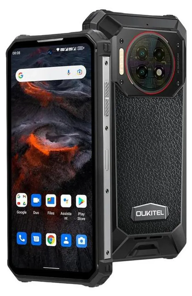 Smartphone Étanche Oukitel WP19 Pro Noir - 256 Go et Autonomie Record