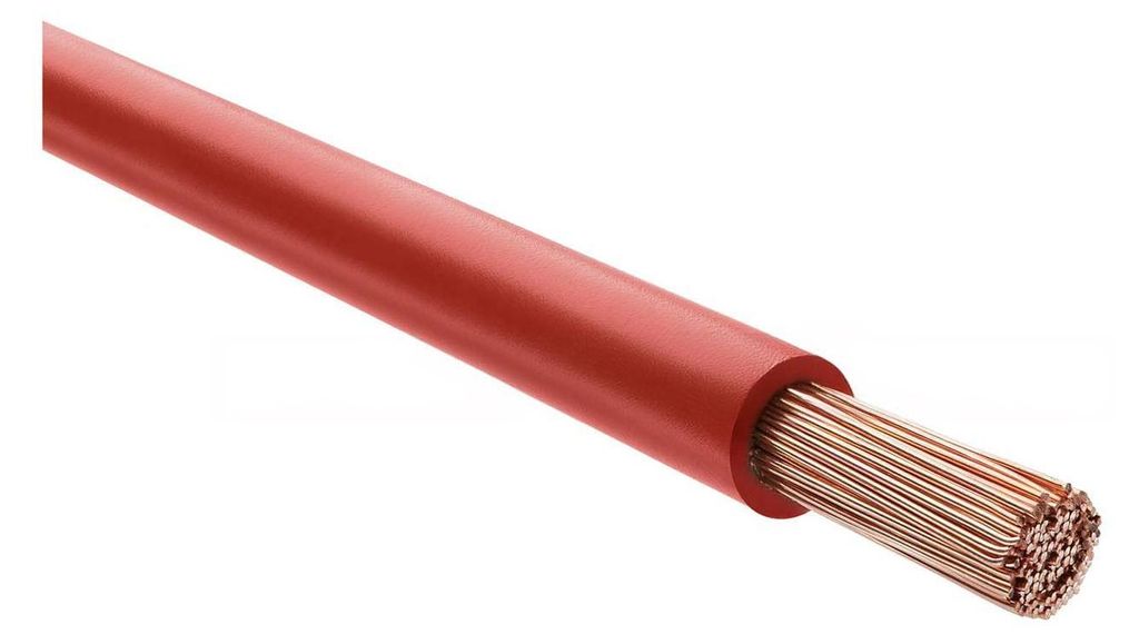 HELU KABEL H07V-K 1X50mm² RD (rot) Einzelader PVC rot AD Produktbild 