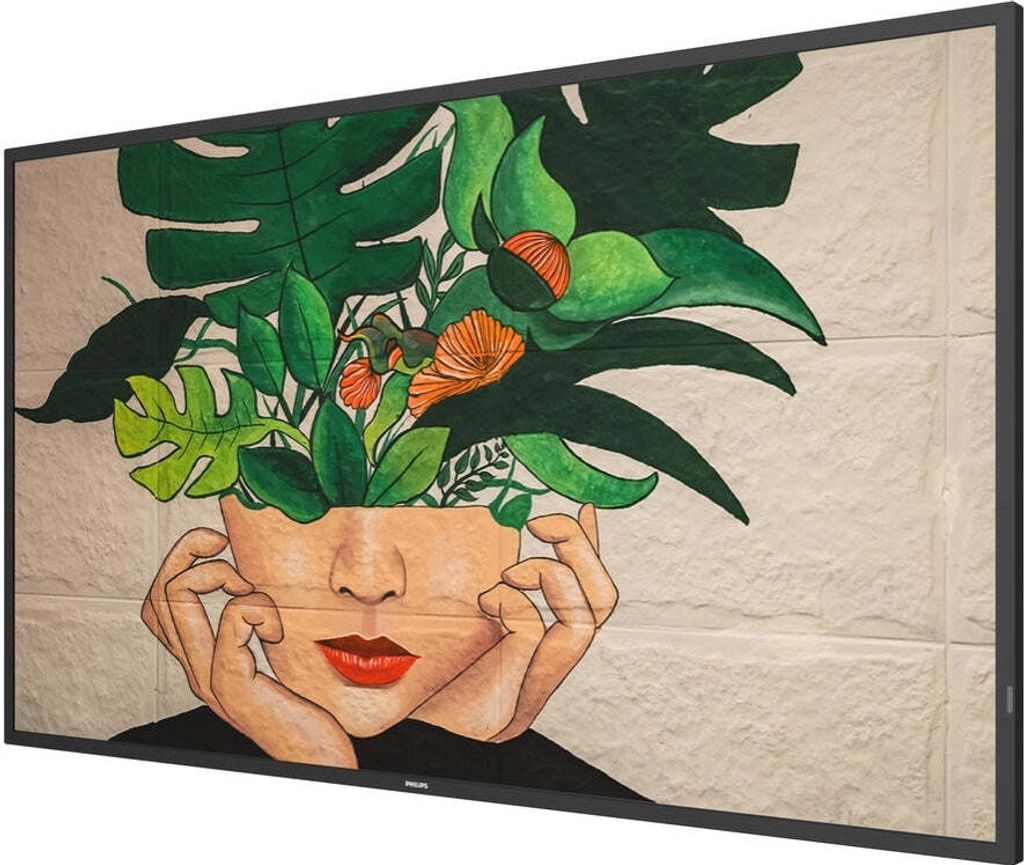 Philips 50BDL4550D/00 Signage-Display Digital Signage Flachbildschirm 125,7 cm (49.5") VA 500 cd/m² 4K Ultra HD Schwarz Android 8.0