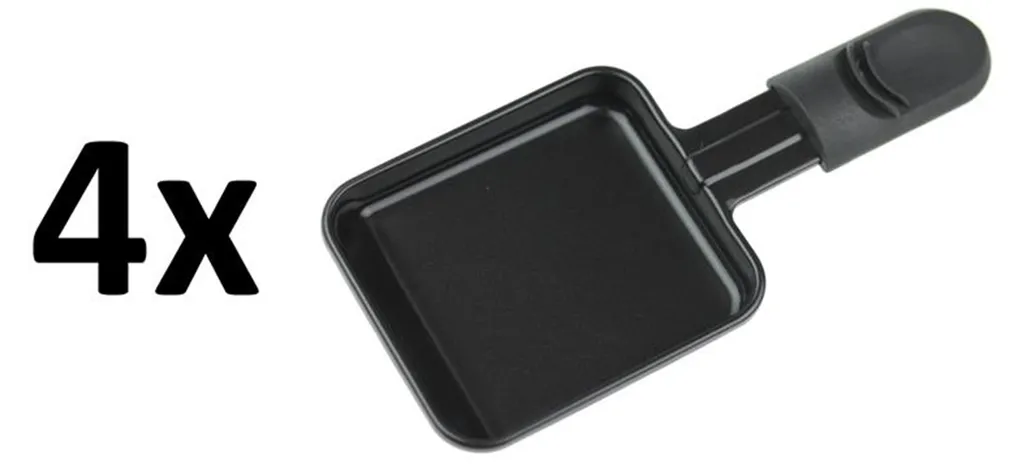 SEVERIN Set de 4 Poêlons à Raclette pour RG2683 - Accessoires d'Origine