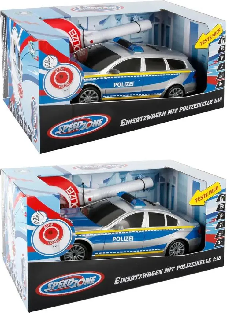 Jouet voiture de police 1:18 pour diorama urbain véhicule TTC de 27 cm
