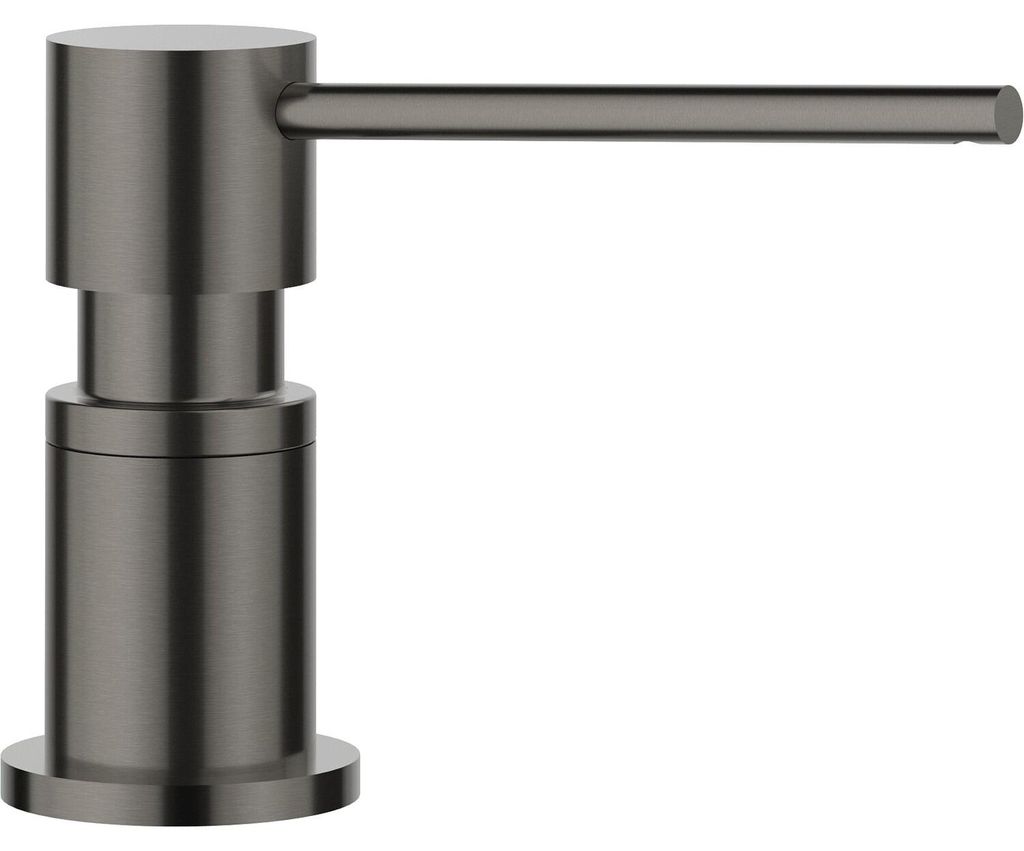 Afwasmiddeldispenser Blanco LATO, satijn, donker staal, Productafbeelding 