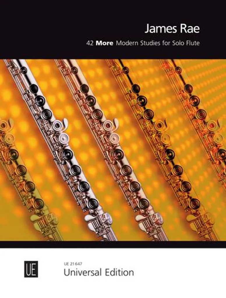 42 More Modern Studies Solo Flute Partitions avec Techniques Modernes