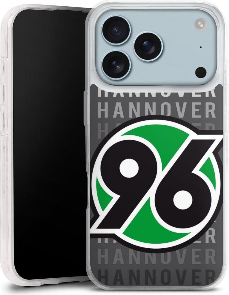 DeinDesign Handyhülle für Apple iPhone 17 Pro Silikon Hülle Case Smartphone Schutzhülle H96 Hannover 96 Offizielles Lizenzprodukt