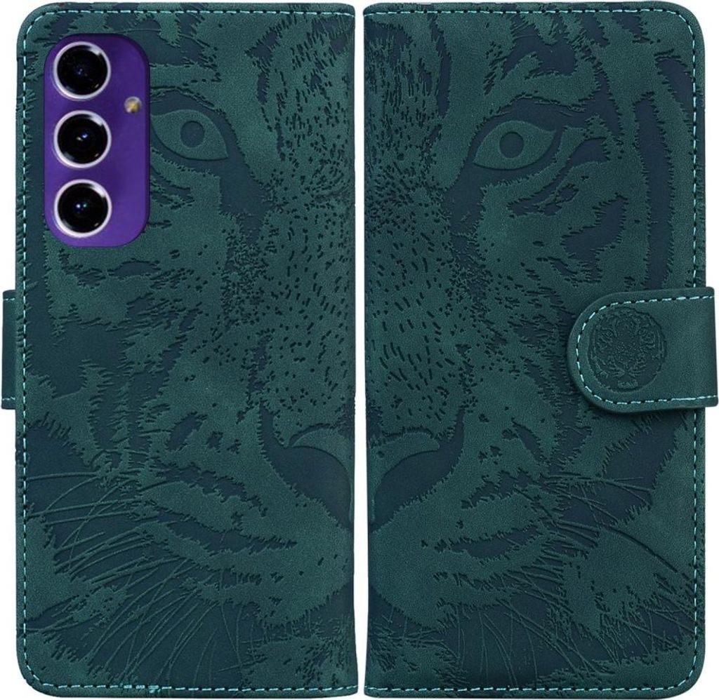 Samsung Galaxy A16 5G Hülle - Coverup Tiger Klapphülle - Grün