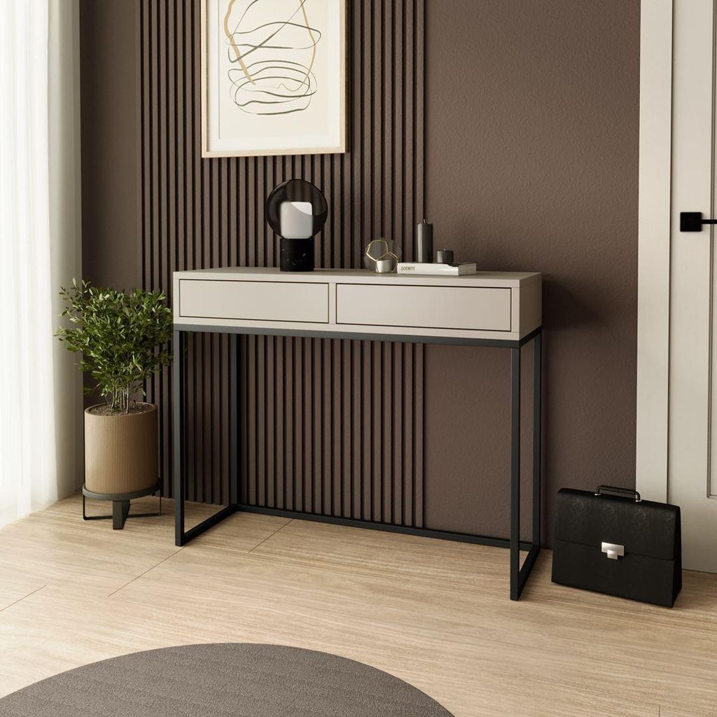 SofaStyle Console LANGO 100 cm - Console à 2 tiroirs, Image du produit 