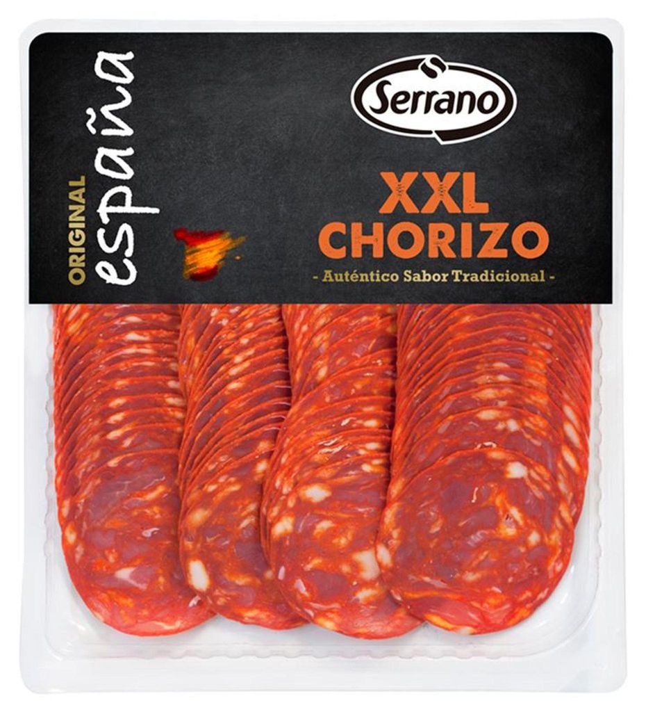 Chorizo Serrano en tranches XXL, 250 g Image du produit 