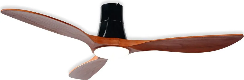 HJM VT531 Ventilateur de Plafond en Bois avec Moteur DC Silencieux