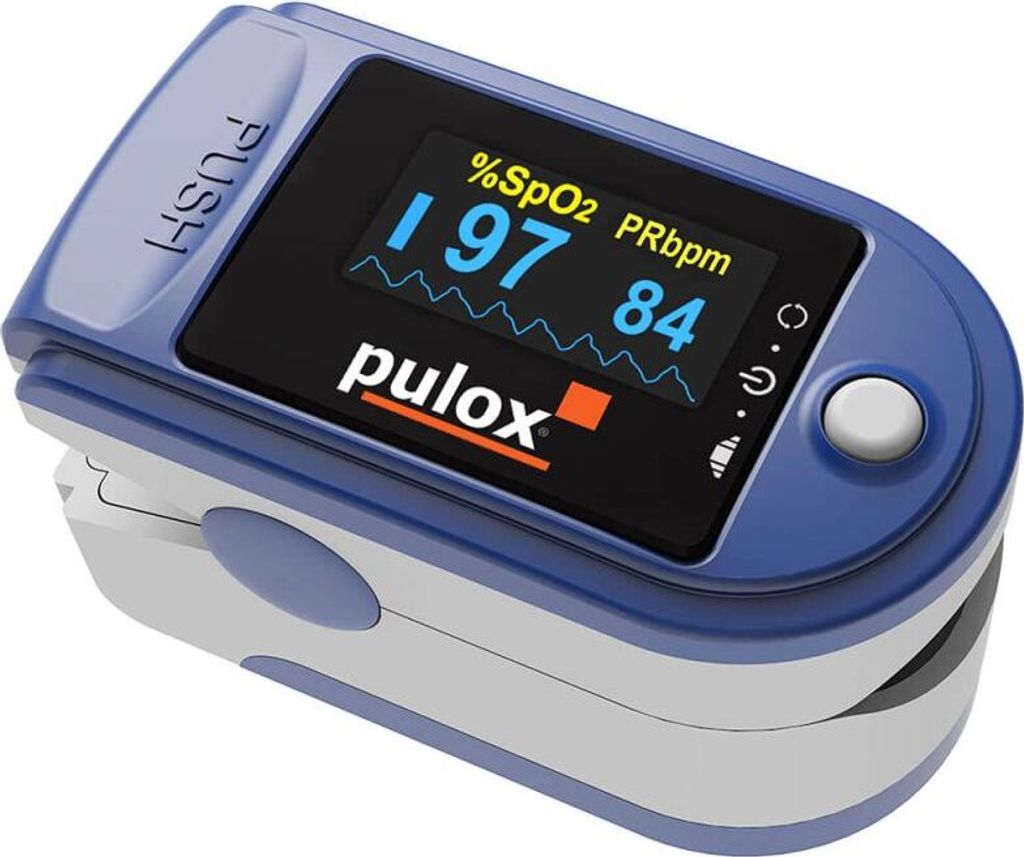 Pulox prstový pulzný oxymeter PO-200 White, pulzný Obrázok produktu 2