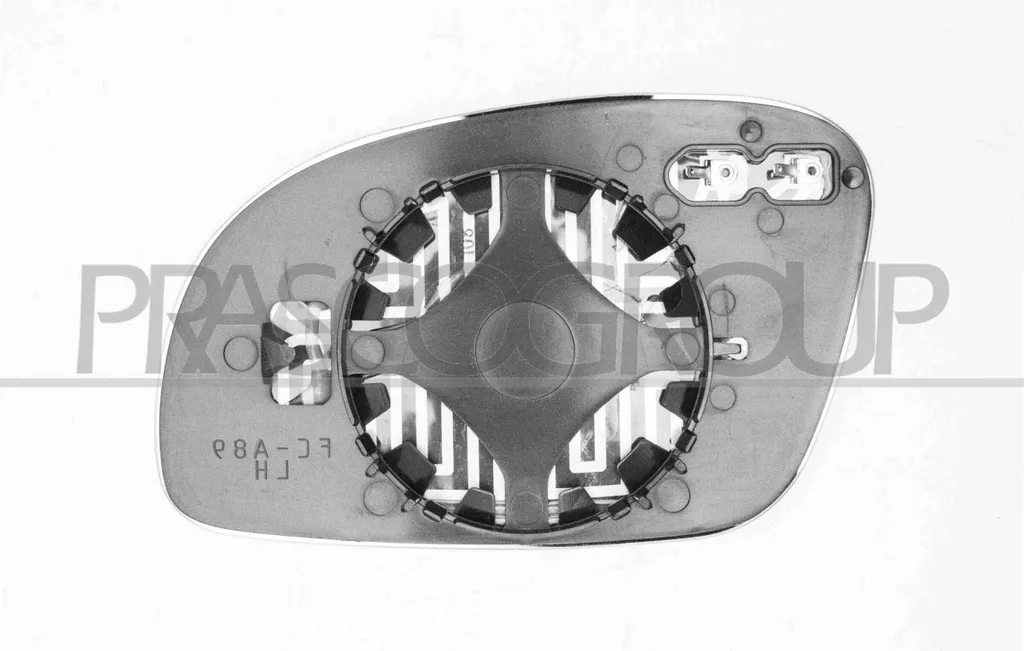 Glace de rétroviseur droit thermique PRASCO VG4207513 pour New Beetle
