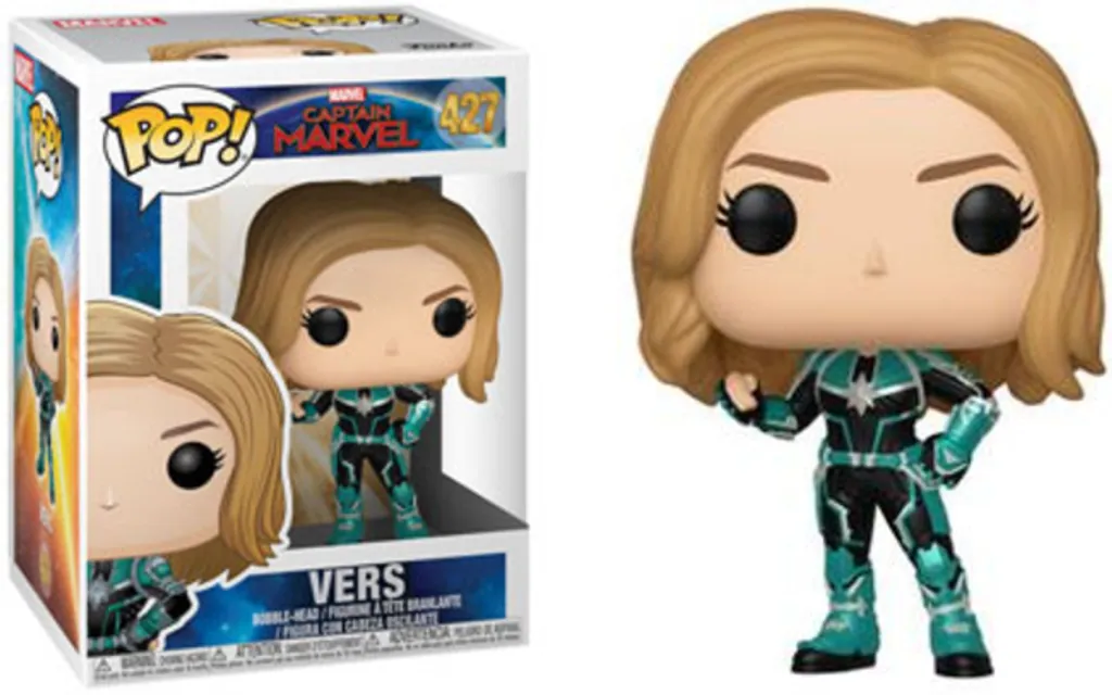 Figurine Captain Marvel Funko Pop 427 Verse en Vinyle pour Collection