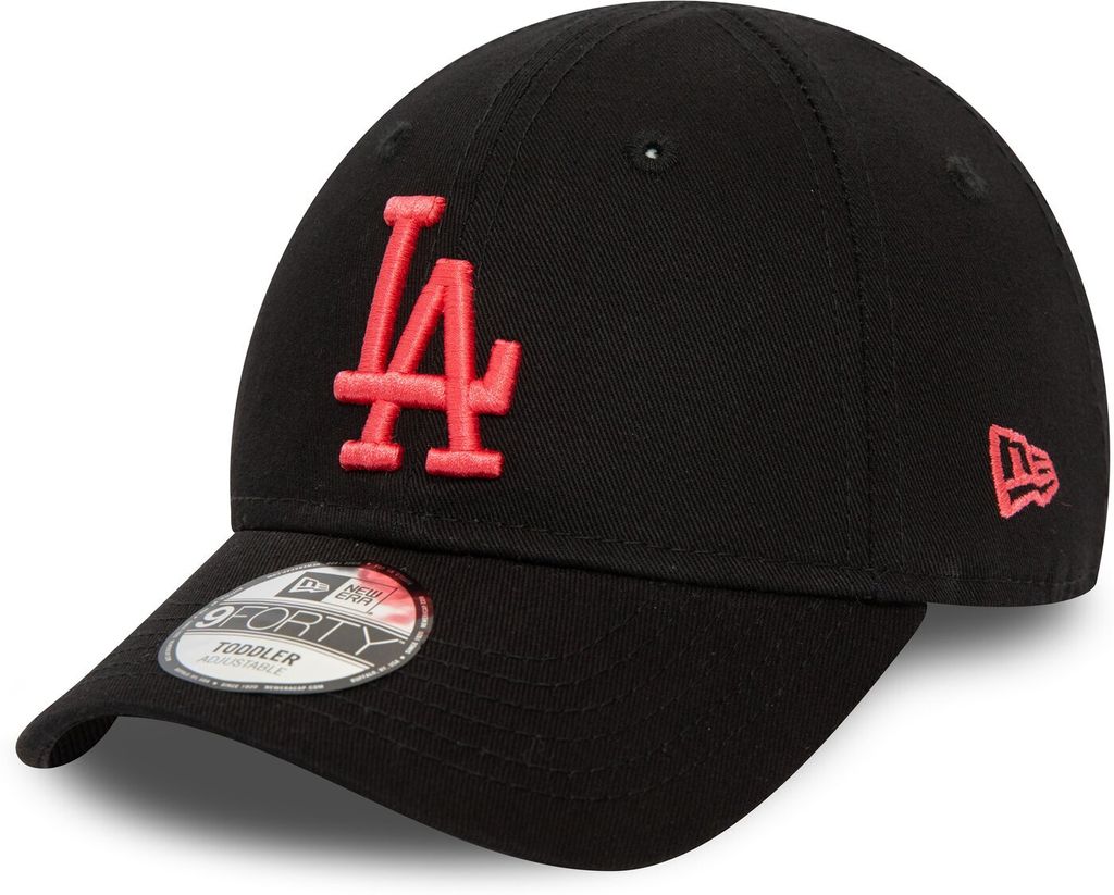 New Era LA Dodgers League Essential Kleinkinder 9FORTY Verstellbare Cap, Größe:Kleinkind, Farben:blklvr