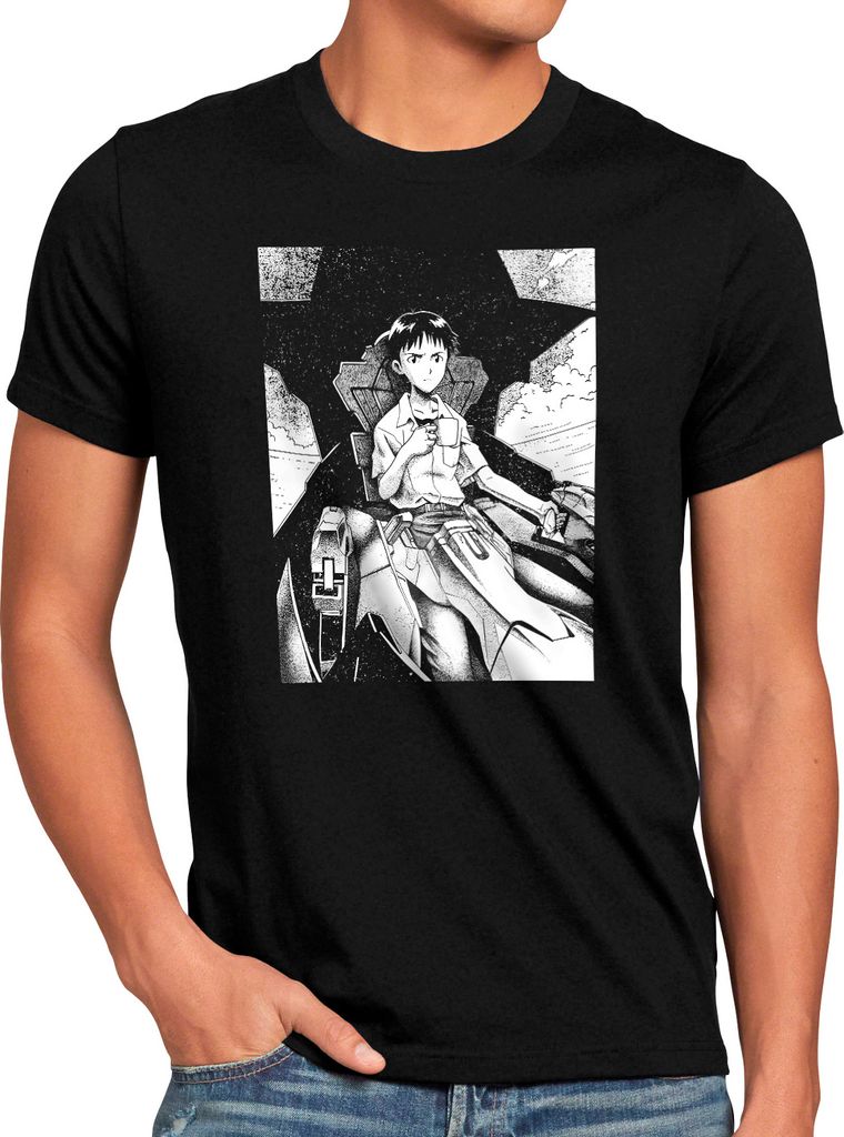 style3 Shinji Herren T-Shirt shinji tokyo3 neon genesis