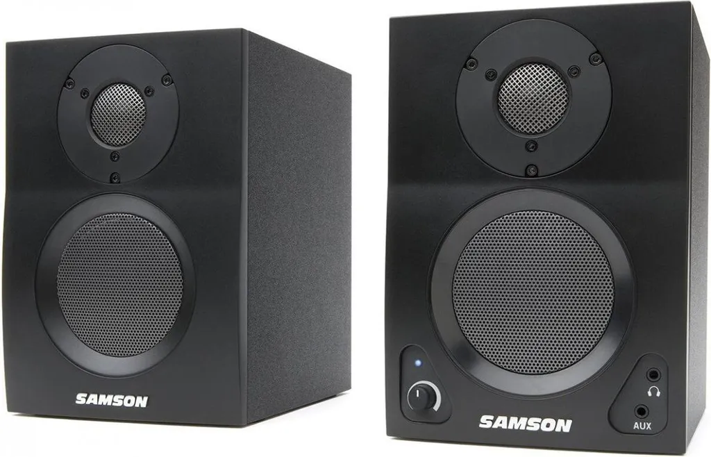 Samson MediaOne BT3 Enceintes Actives avec Bluetooth et Woofer 3 Pouces