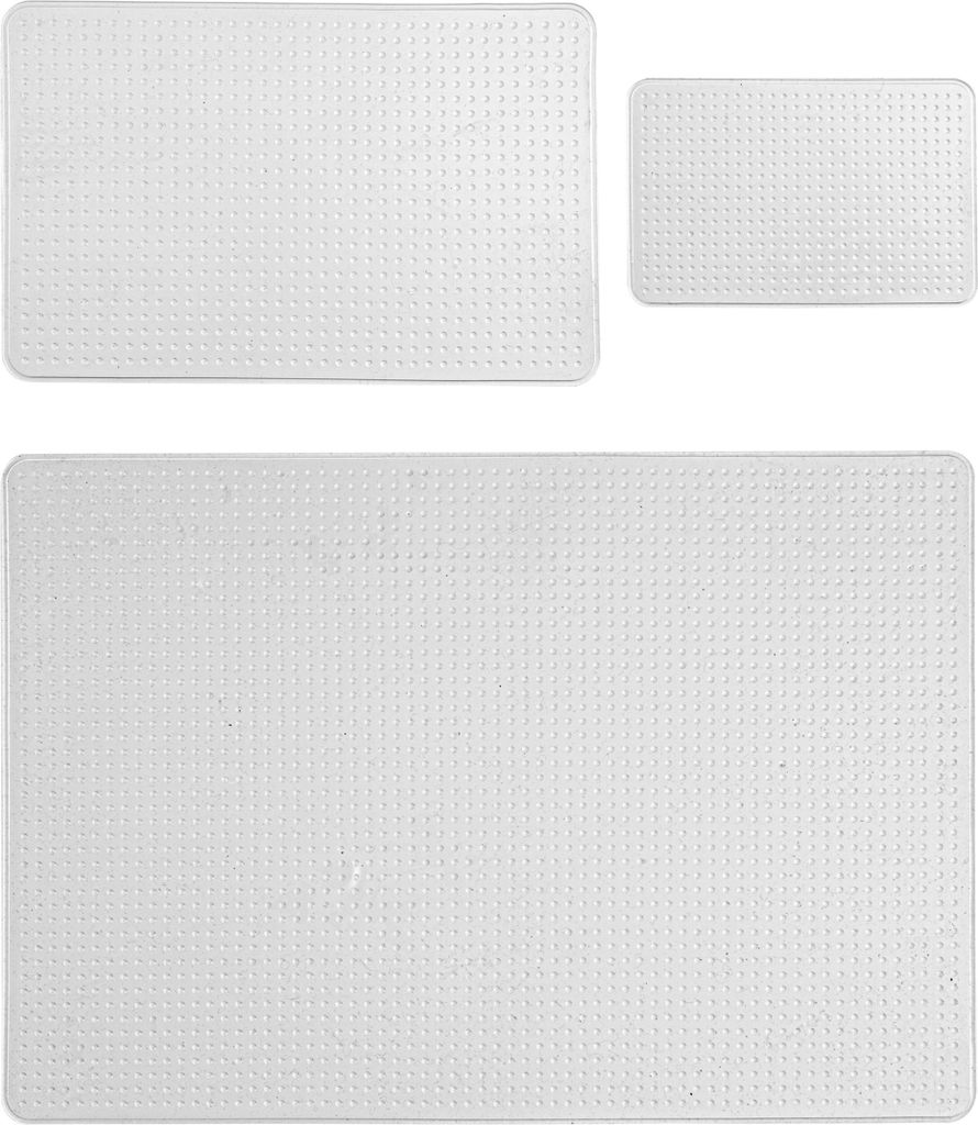 Lebensmitteldeckel, Silikon, rechteckig, 3er-Set