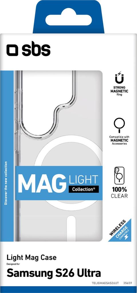 SBS TELIGMAGSAS26UT Handy-Schutzhülle 17,5 cm (6.9") Cover Transparent