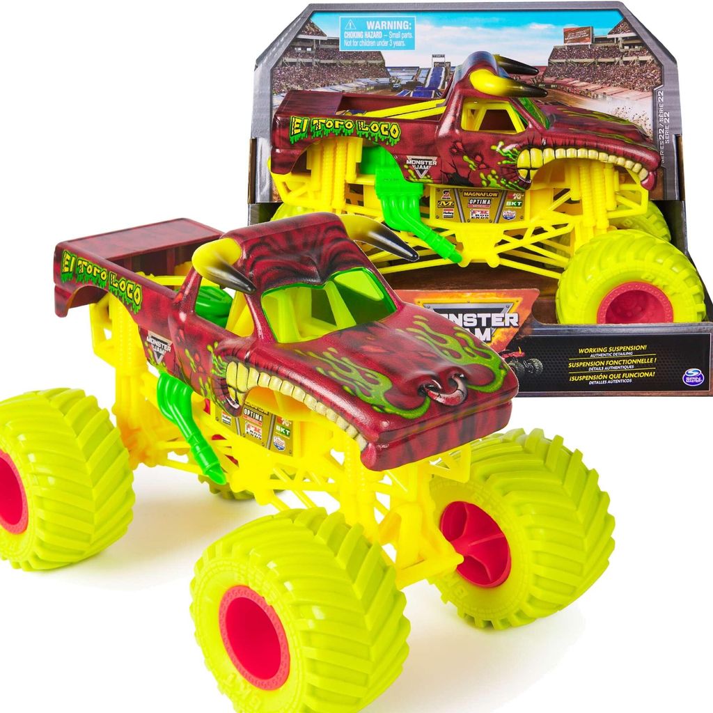 Monster Jam, kovové vozidlo, mierka 1:24, El Toro Loco Obrázok produktu 