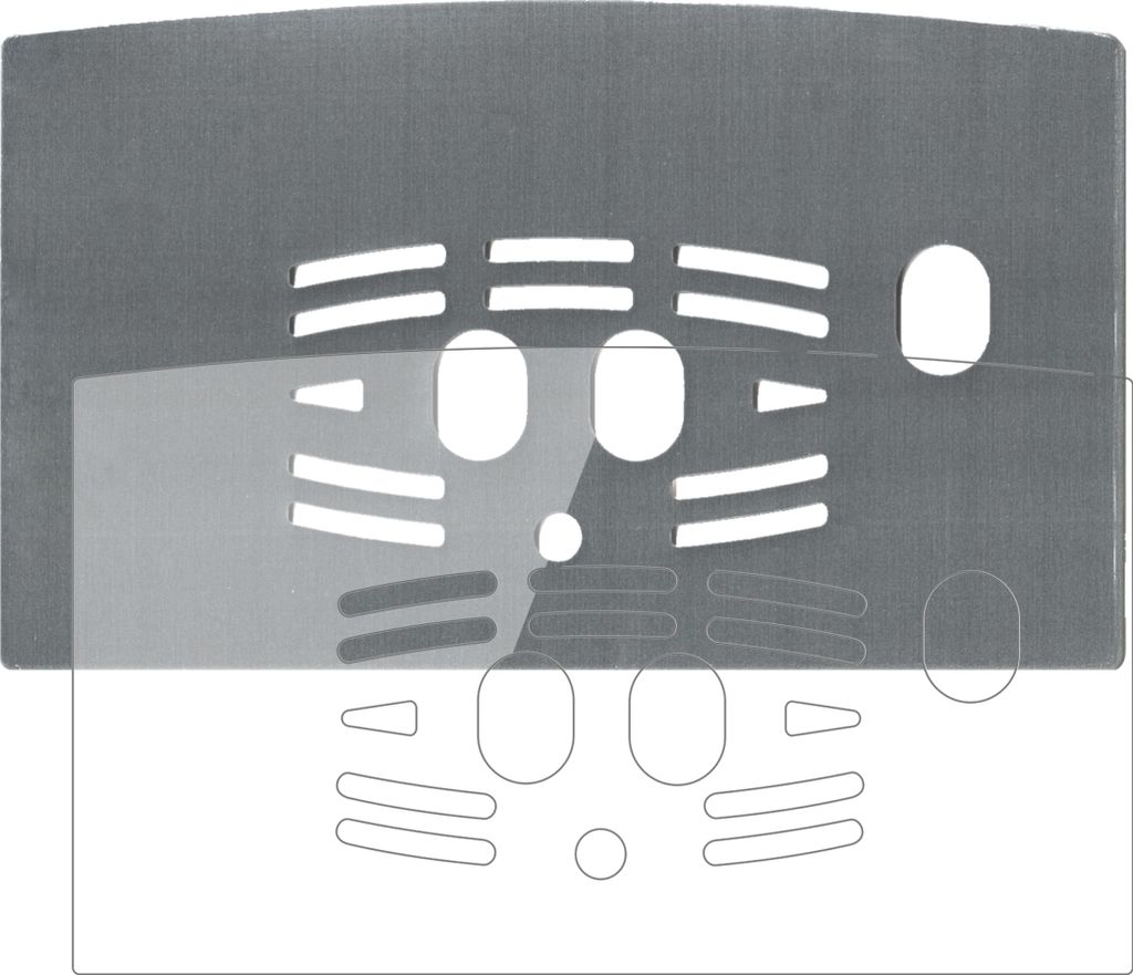 2x Schutzfolie für DeLonghi ECAM 24.467.S Cappuccino Tropfblech - Anti-Shock 9H