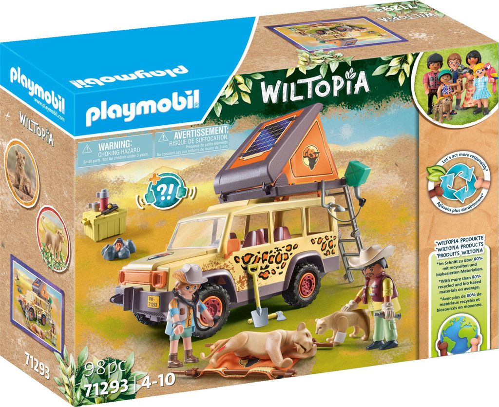 PLAYMOBIL Wiltopia 71293 Wiltopia - Mit dem Geländewagen Produktbild 