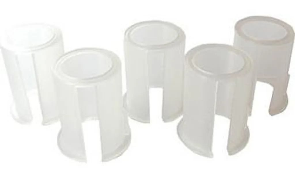 Kit d'adaptation pour supports angulaires : 5 anneaux plastique 24 à 27 mm