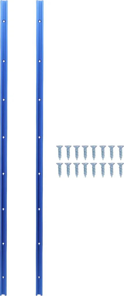 Lot de 2 rails de guidage en T profilés alu pour table de sciage et défonceuse