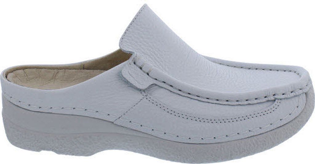 Wolky Roll-Slide, Clog, Printed leather, White 0620270-101 39