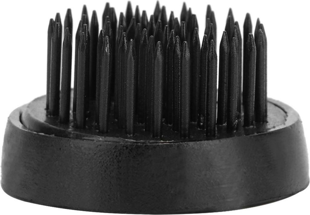 Schwarze runde Ikebana Kenzan Plumbum Nadelhalter für Blumenarrangements (34 mm)