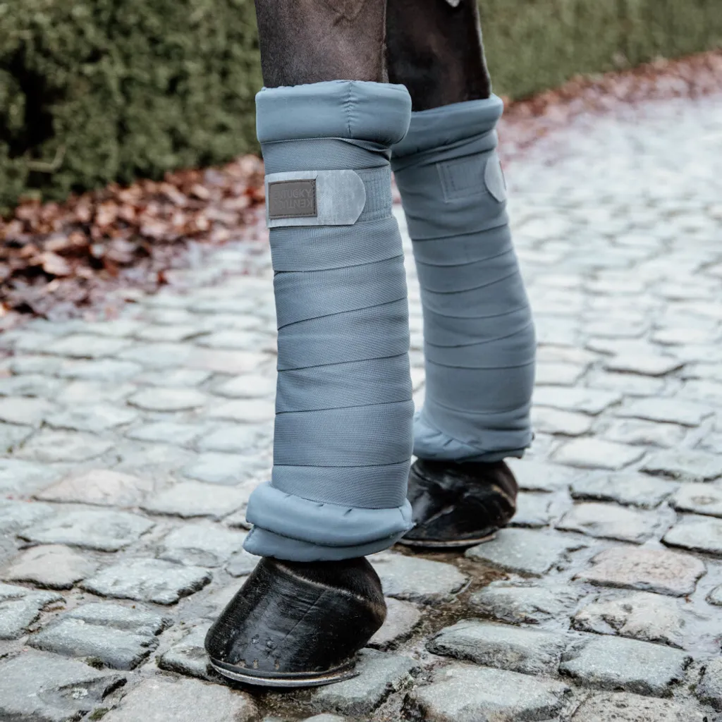 Set 4 Bende Kentucky Repellent Grigio per Cavalli - Anti Trucioli