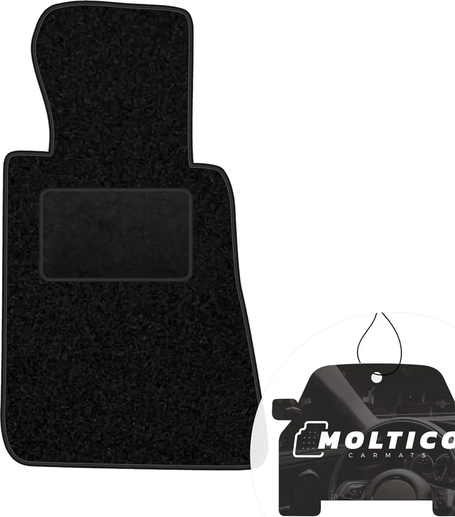 Tappetino Nero Mercedes SL R107 Cabrio (71-89) - Velour Su Misura