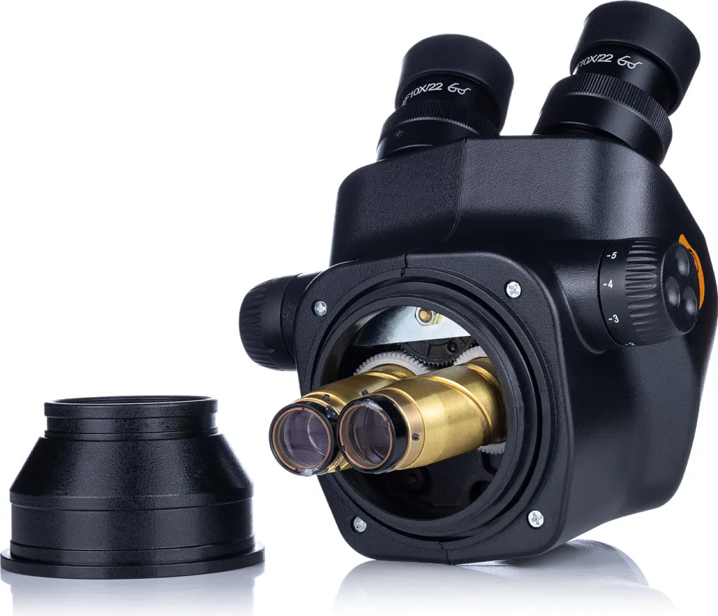Microscope Trinoculaire Stéréoscopique Rosfix pour Électronique et Labo 7-45x - 10