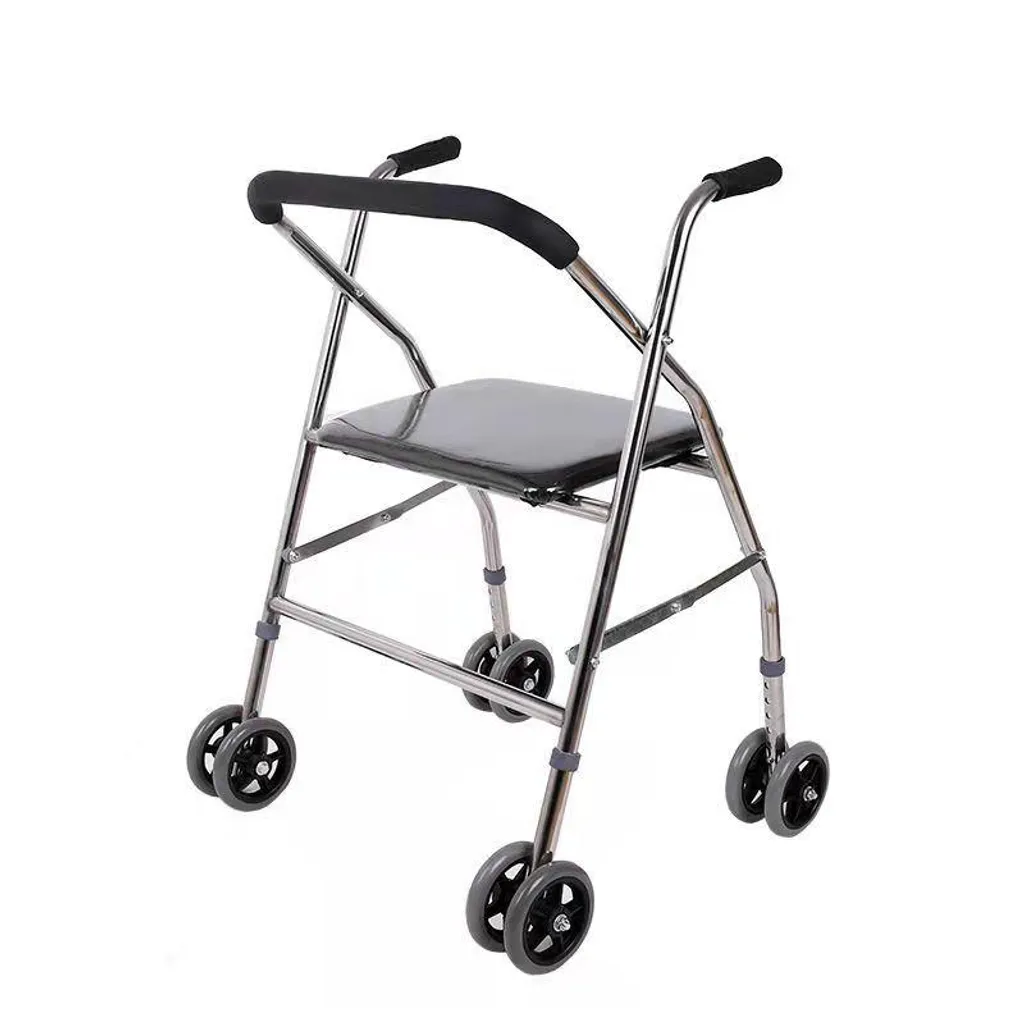 Déambulateur stable antidérapant - Évitez les chutes avec l'aide 4 roues
