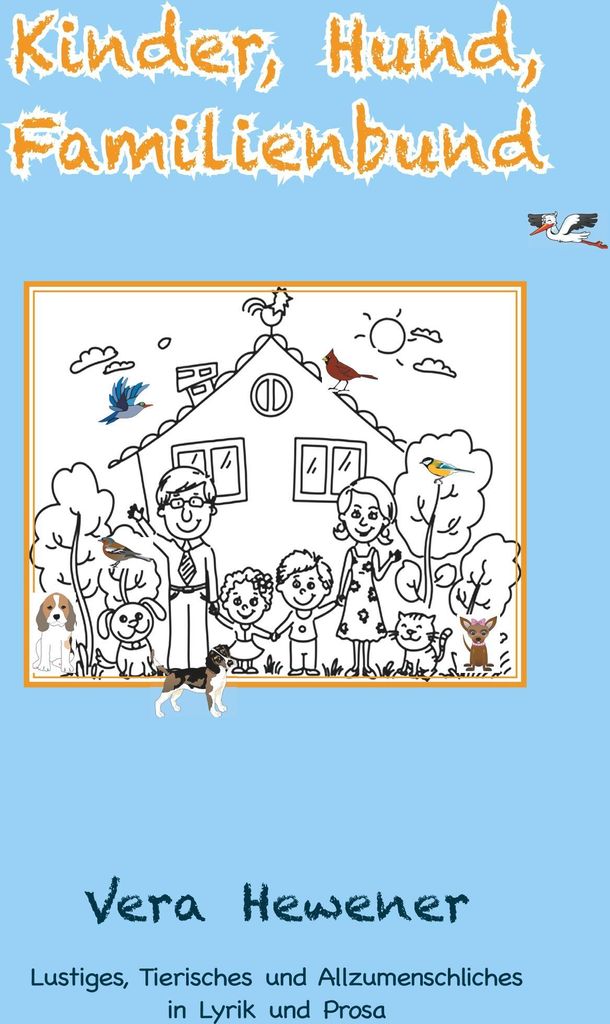 Kinder, Hund, Familienbund