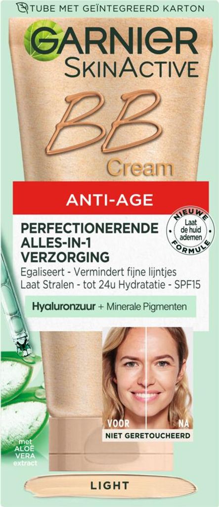 Garnier - SkinActive - BB Cream Light - Anti-Aging - Getönte Tagescreme - 50 ml - 1 Stück