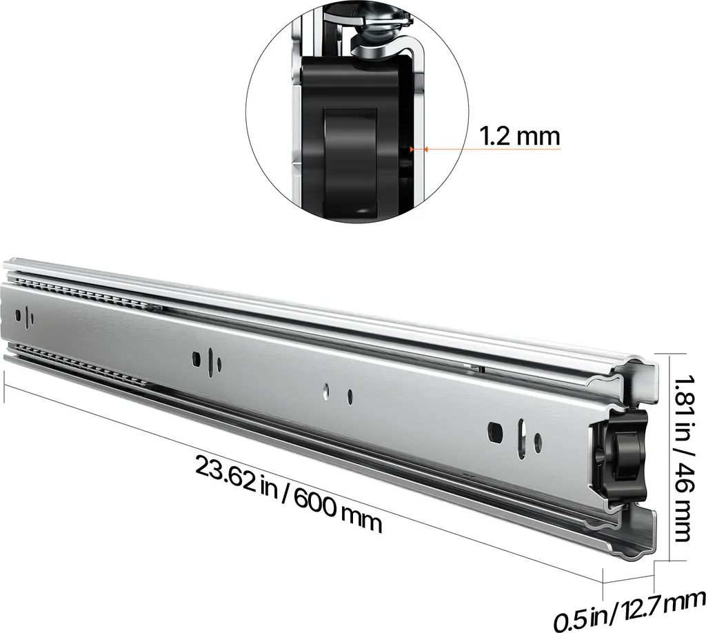 Set 10 Guide Cassetti SucceBuy 24" - Estrazione Totale per Contract - 8