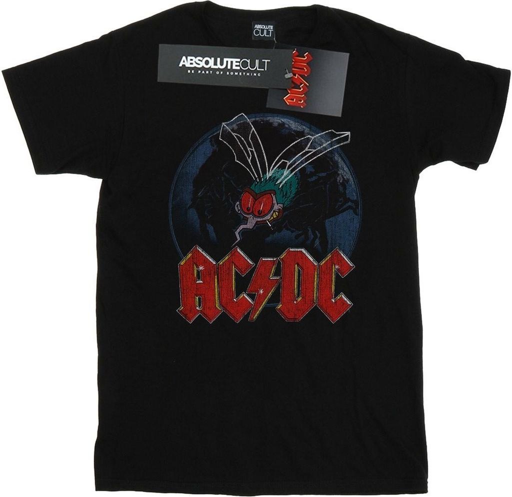 AC/DC - "Fly On The Wall" T-Shirt für Jungen BI3830 (116) (Schwarz)