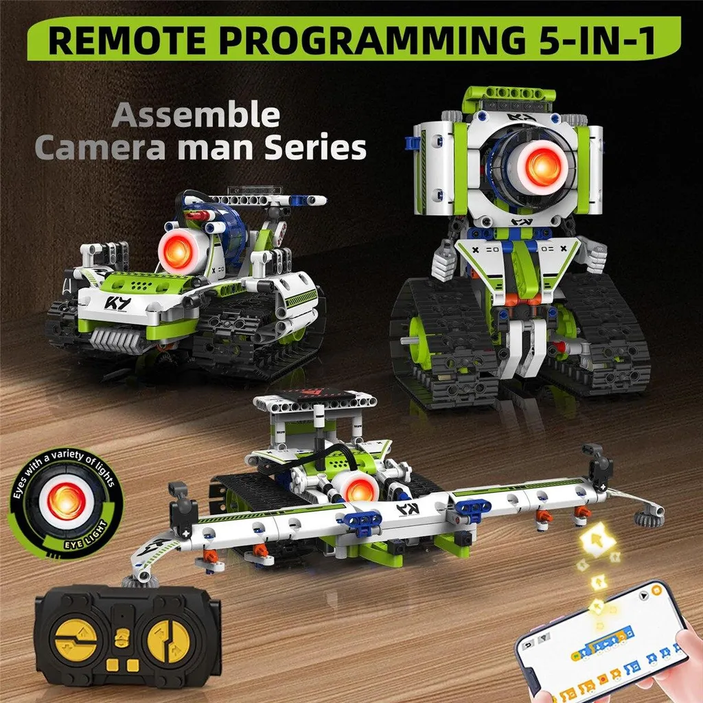 Robot Programmable avec Télécommande 2.4GHz et App Mobile - 337 Pièces - 6