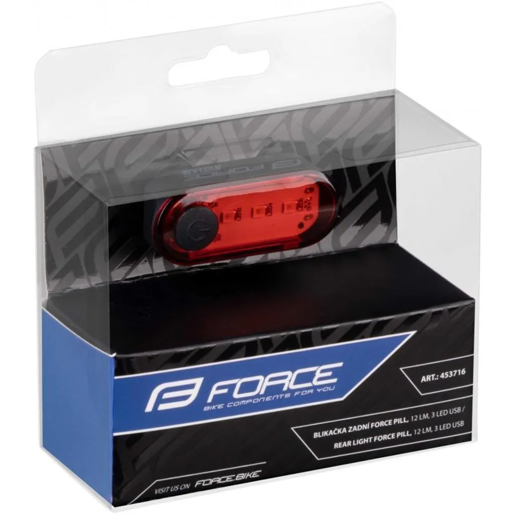 Lampe cycliste Force Pill-12 Compacte et Étanche LED 12 Lumens